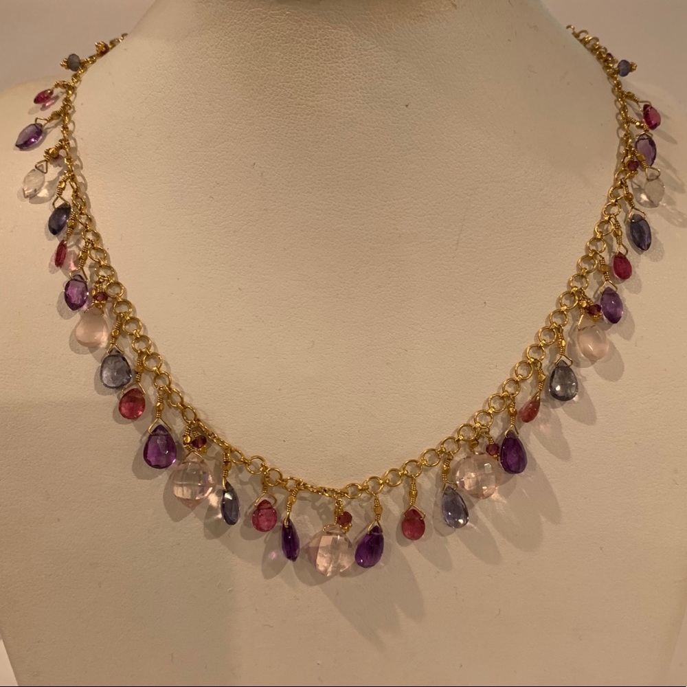 22 karat yellow gold Laura Gibson necklace